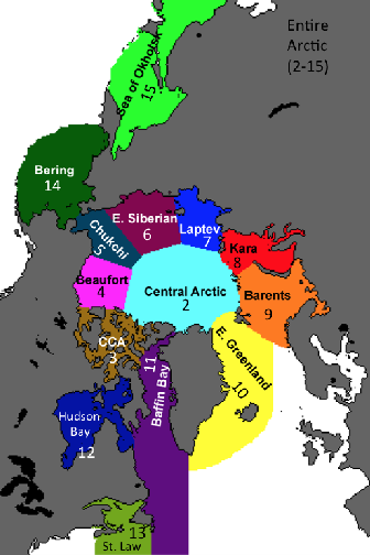 Arctic Regions Map