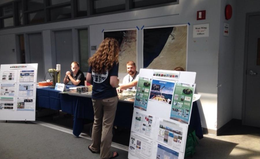 Code 618 booth at the 2016 science Jamboree